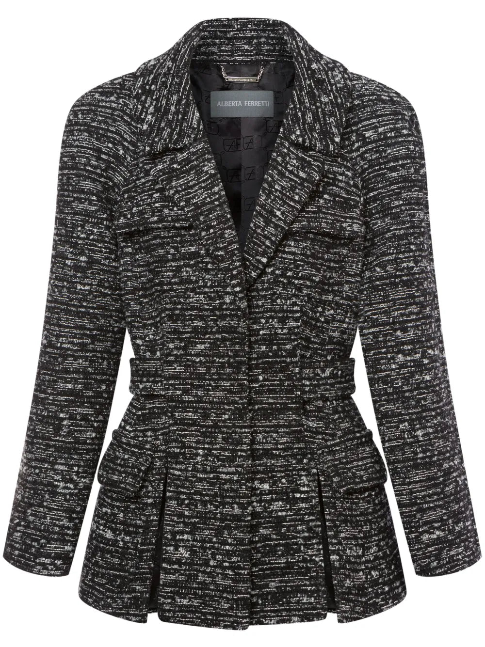 Single-Breast Tweed Jacket
