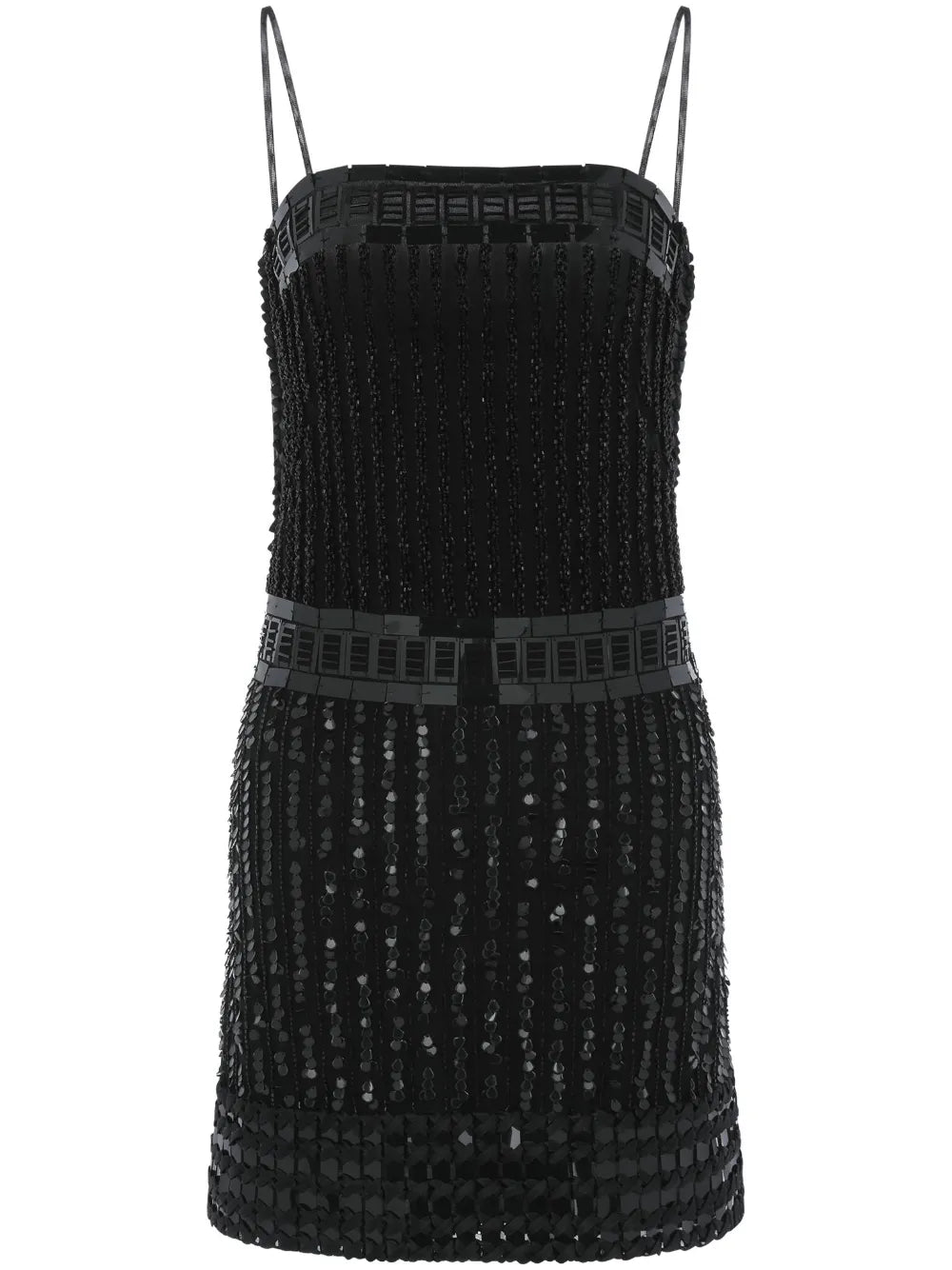 Sequin-Embellished Mini Dress