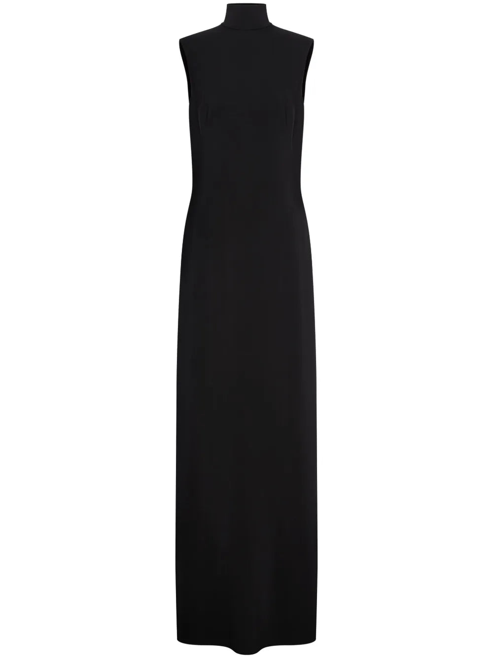 High Neck Open-Back Dress