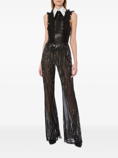 Sequin-Embellished Trousers