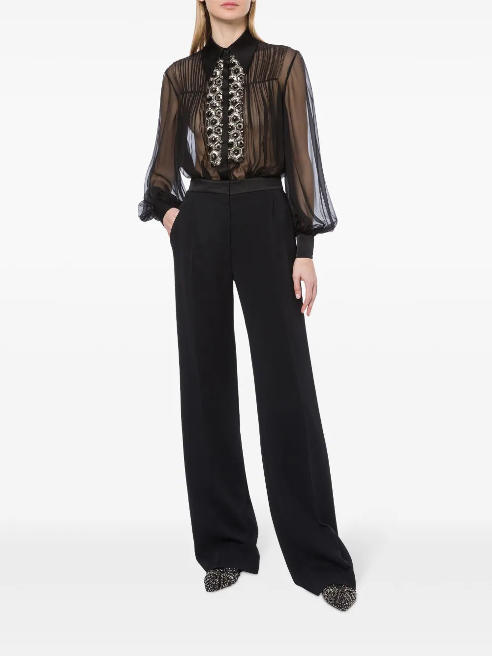 Straight-Leg Trousers
