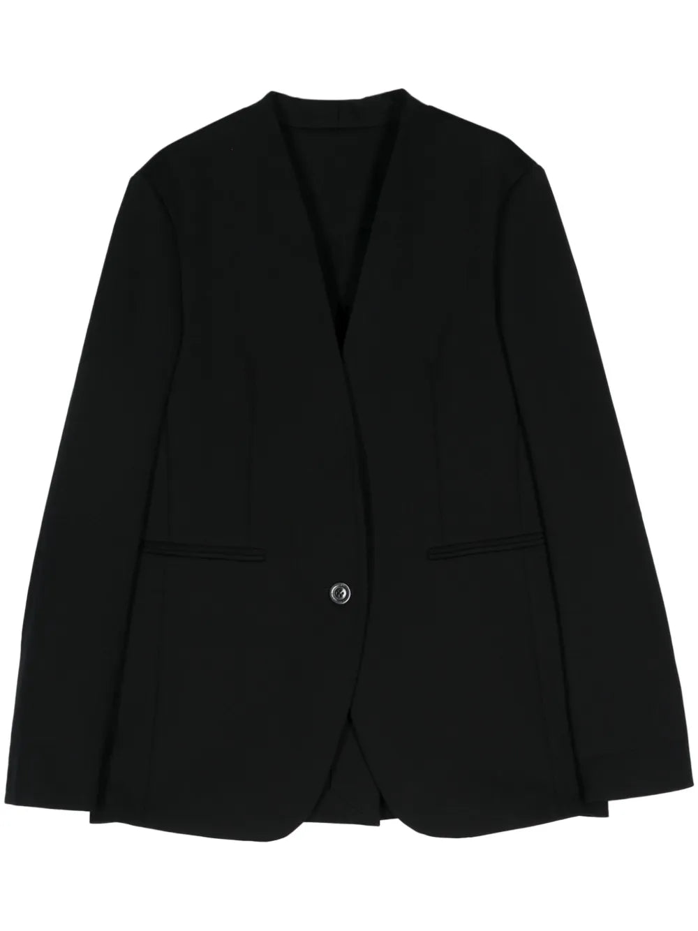 Single-Breasted Scuba Blazer