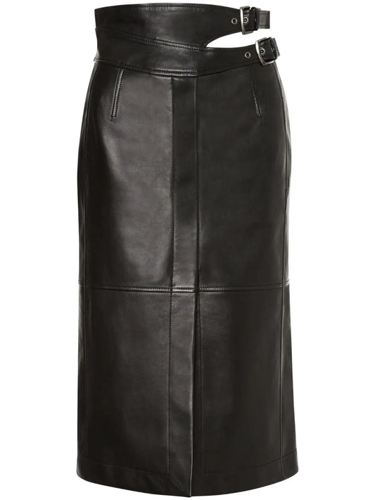 Leather Pencil Skirt