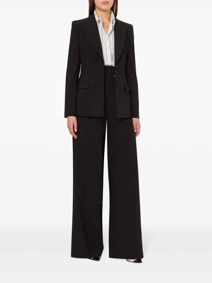 Peak Lapels Single-Breasted Blazer