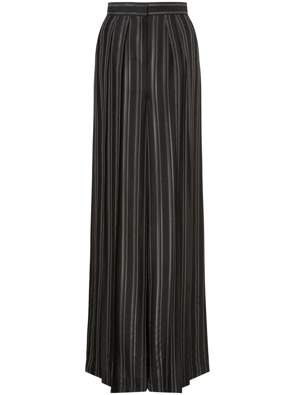 Striped Wide-Leg Trousers