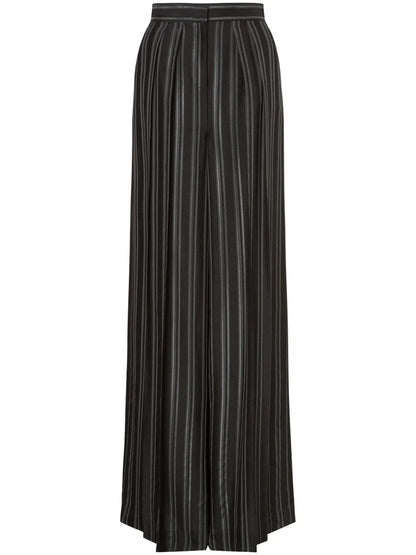 Striped Wide-Leg Trousers