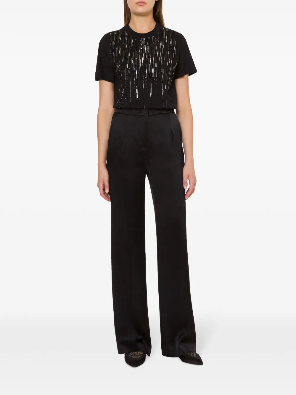 Bead-Embellished T-Shirt