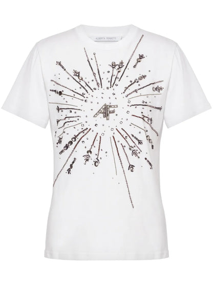 Gem-Embellished T-Shirt
