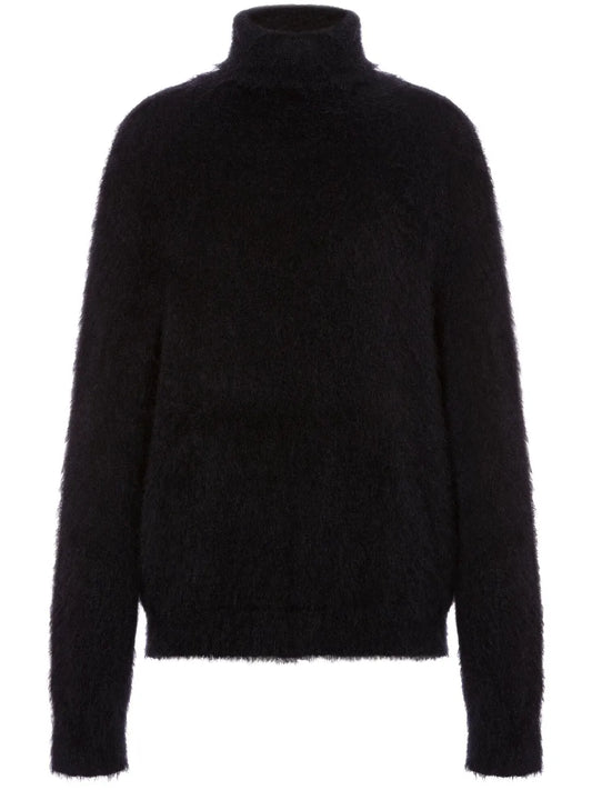 Roll-Neck Brushed Jumper