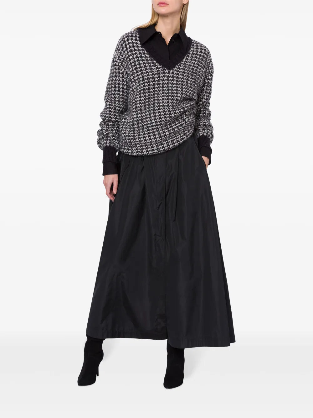 A-Line Buckled Skirt