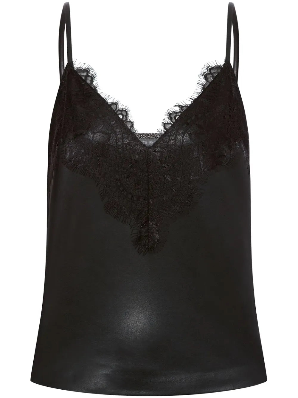 Lace-Detail Panelled Top