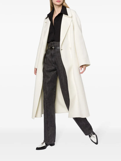 Belted Wool-Cashmere Coat