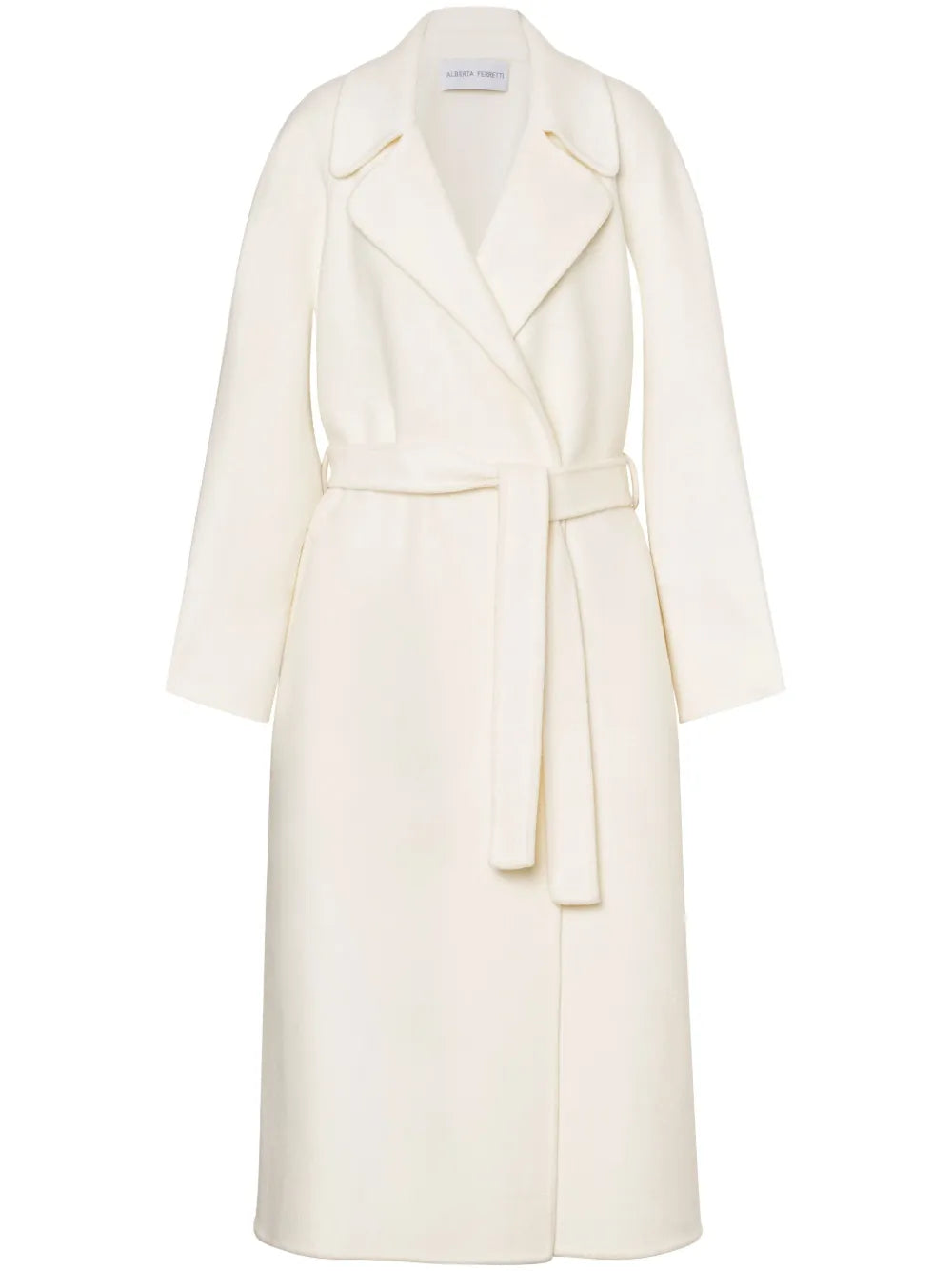 Belted Wool-Cashmere Coat