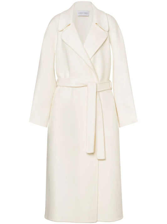 Belted Wool-Cashmere Coat