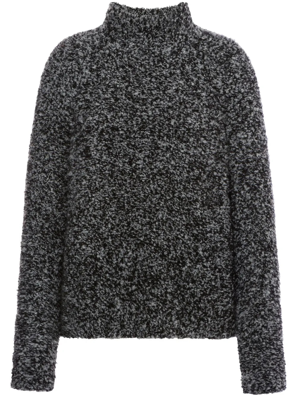 High-Neck Bouclé Jumper