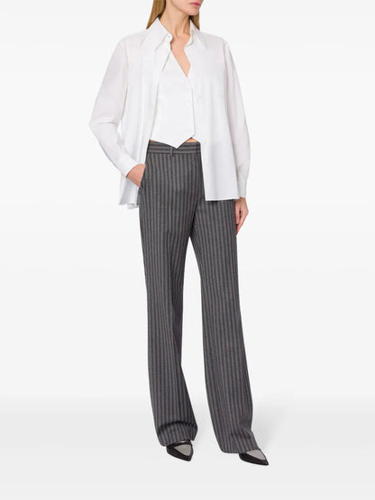 Layered Poplin Shirt