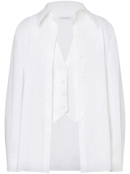Layered Poplin Shirt