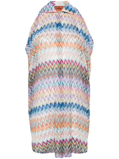 Cut-Out Zigzag Shirt