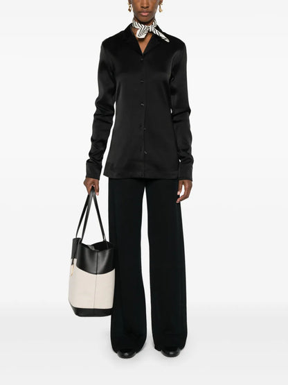 Fine-Knit Palazzo Pants