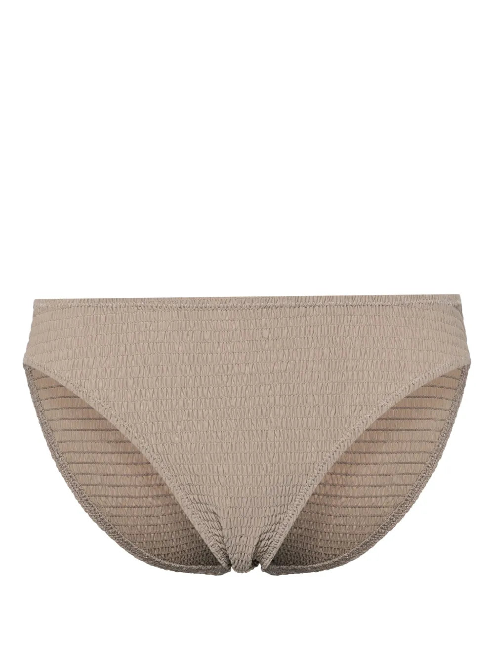 Mid-Rise Smocked Bikini Bottoms
