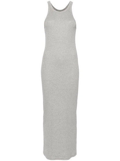 Fine-Ribbed Jersey Maxi Dress