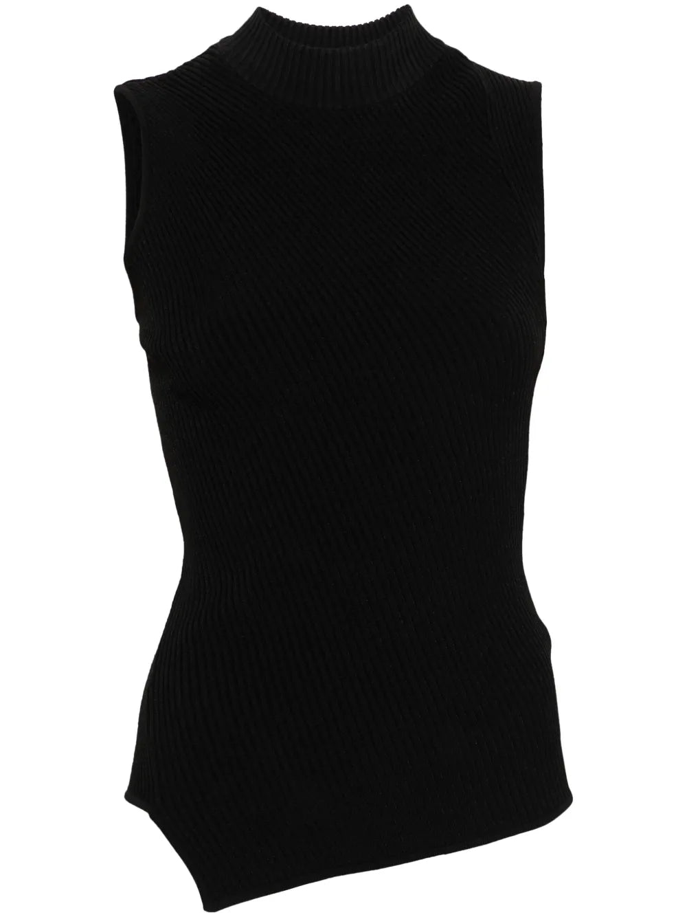 Almaz Asymmetric Ribbed Tank Top