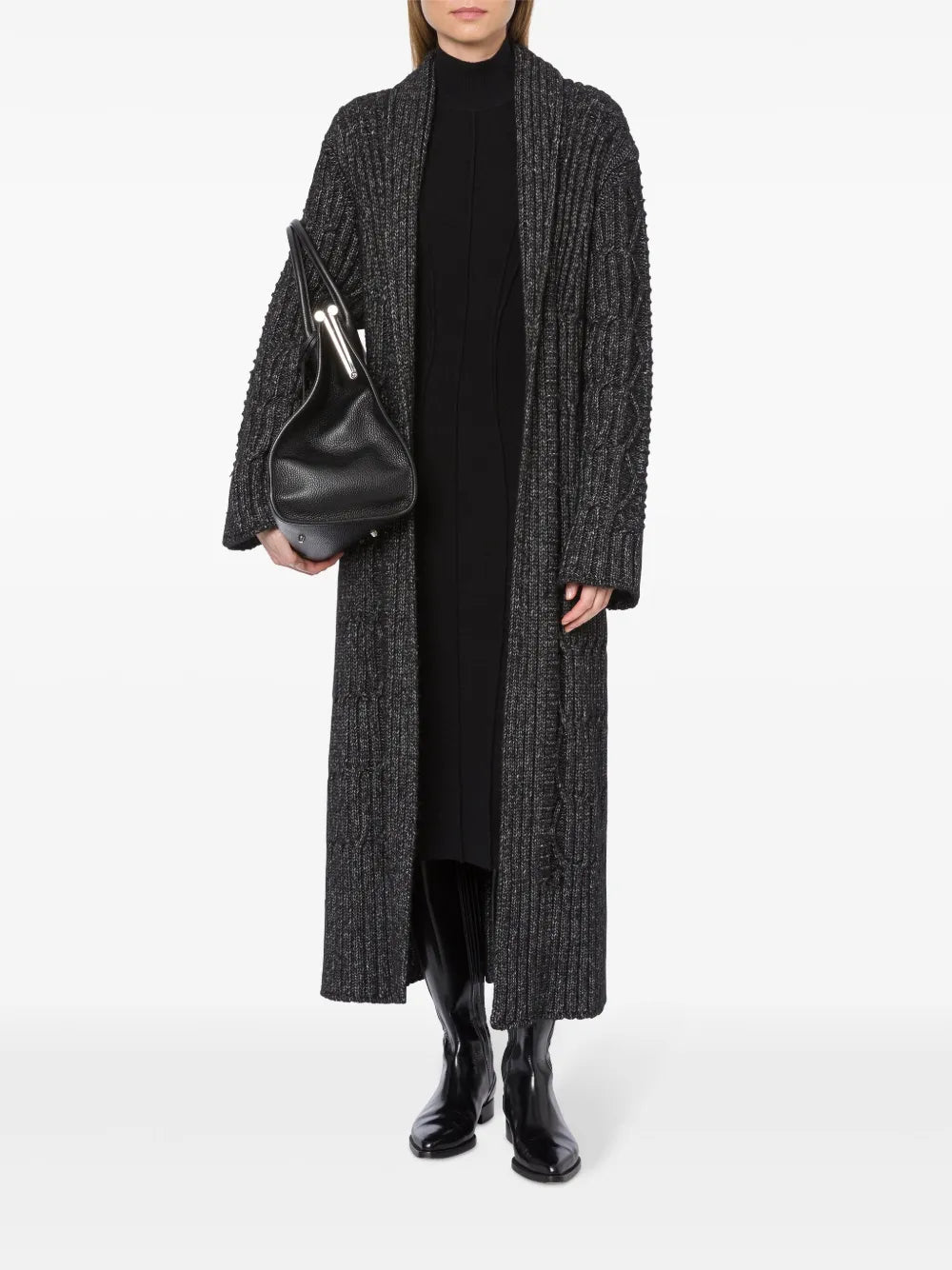 Ribbed-Knit Cardigan