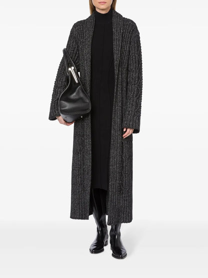 Ribbed-Knit Cardigan