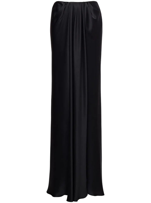 Draped Maxi-Skirt