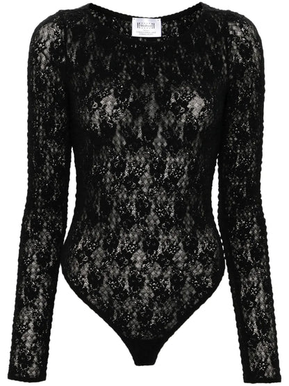 Floral-Lace Bodysuit