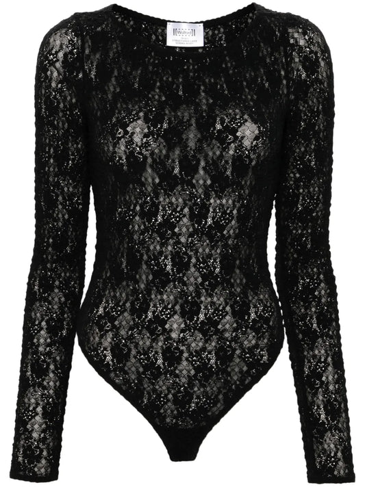 Floral-Lace Bodysuit