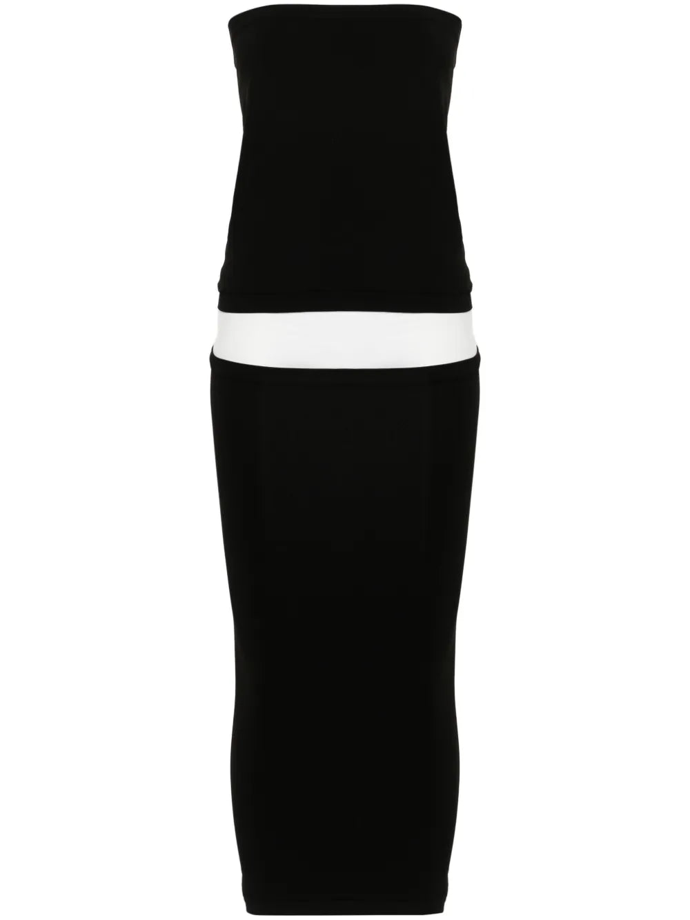 Fatal Layered-Design Dress