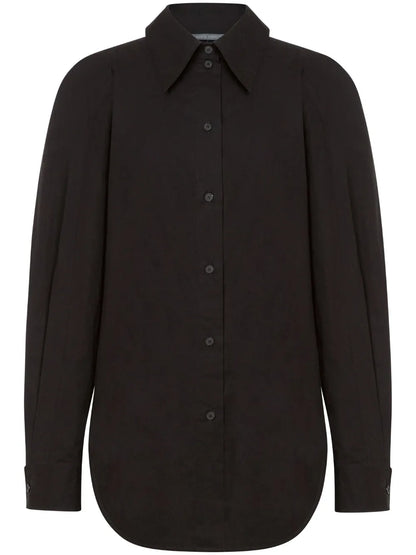 Long-Sleeved Cotton Shirt