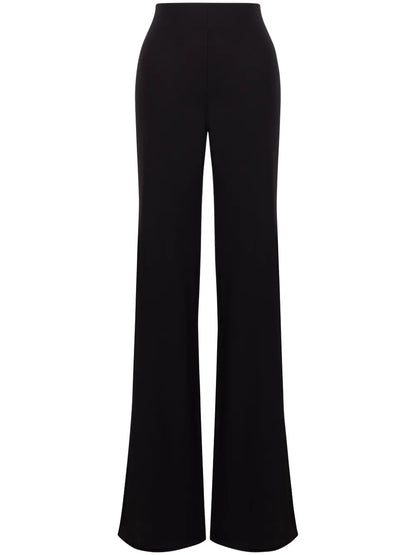 Wide-Leg Cady Trousers