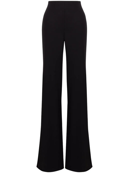 Wide-Leg Cady Trousers