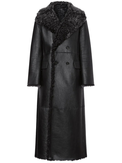 Double Breasted Sheepskin Coat