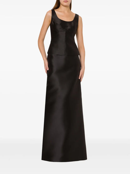 Panelled Satin Top