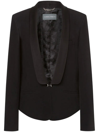 Enver Satin Tuxedo Jacket