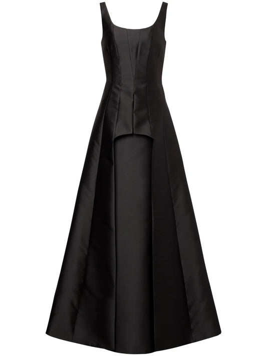 Sleeveless Flared Gown