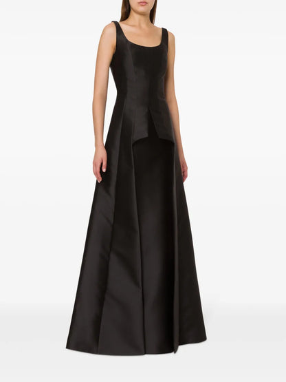 Sleeveless Flared Gown