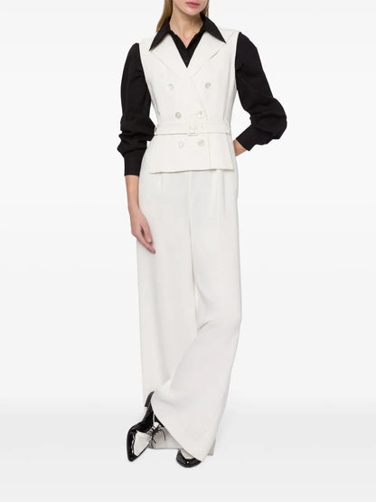 Double-Breasted Wide-Leg Jumpsuit