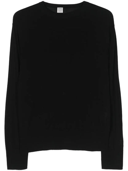 Crew-Neck Long-Sleeve Jumper