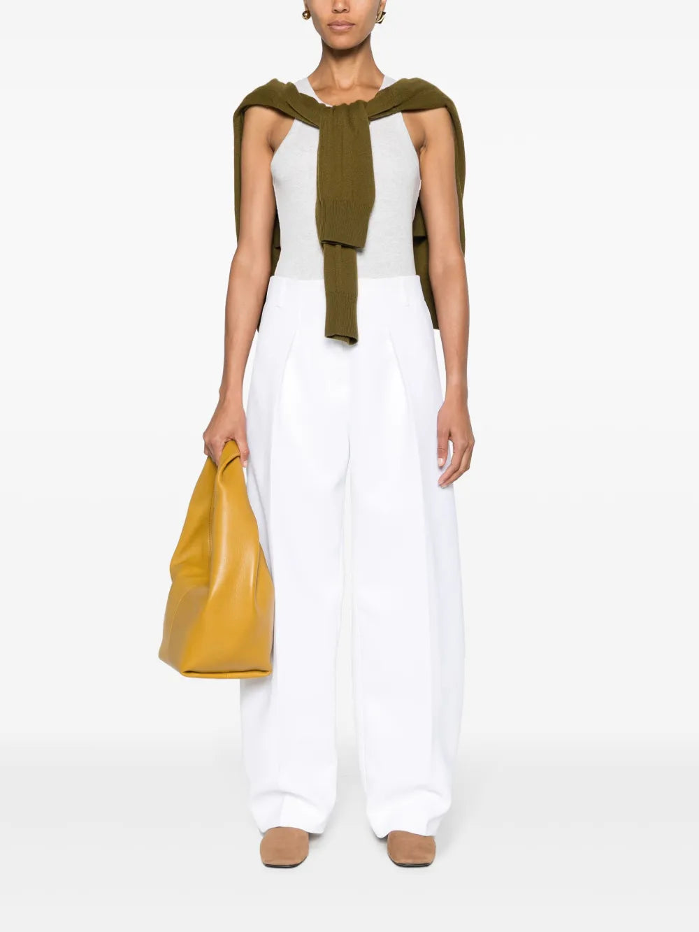 Ribbed Cotton Tank Top