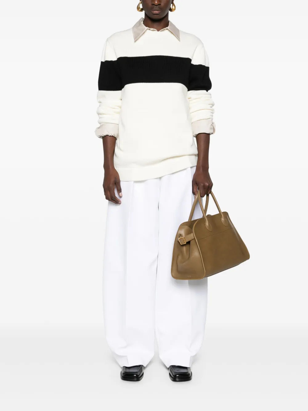 Striped Crew-Neck Jumper