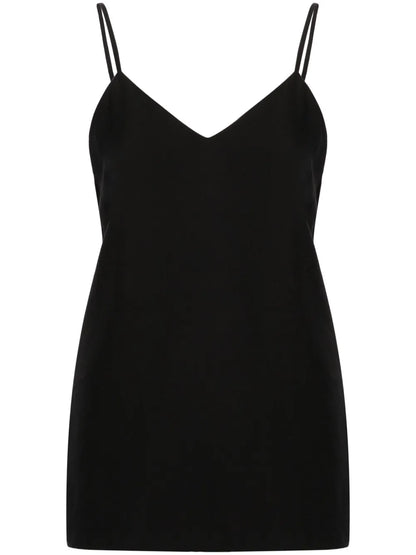 Crepe V-Neck Tank Top