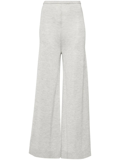 Fine-Knit Palazzo Pants