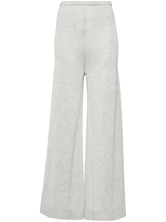 Fine-Knit Palazzo Pants