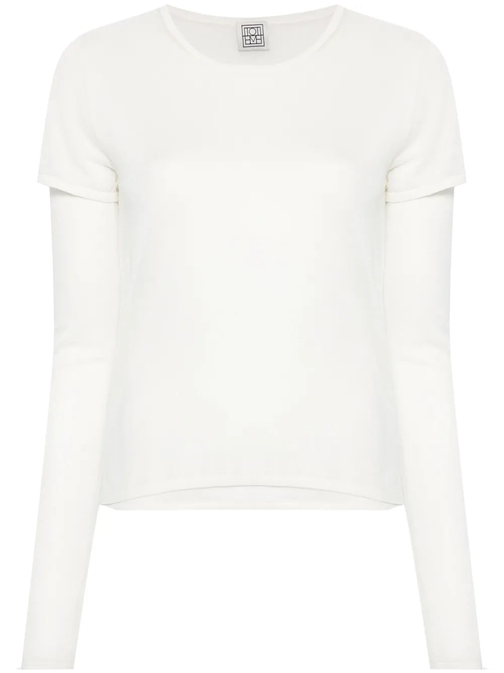 Layered Fine-Knit Jumper