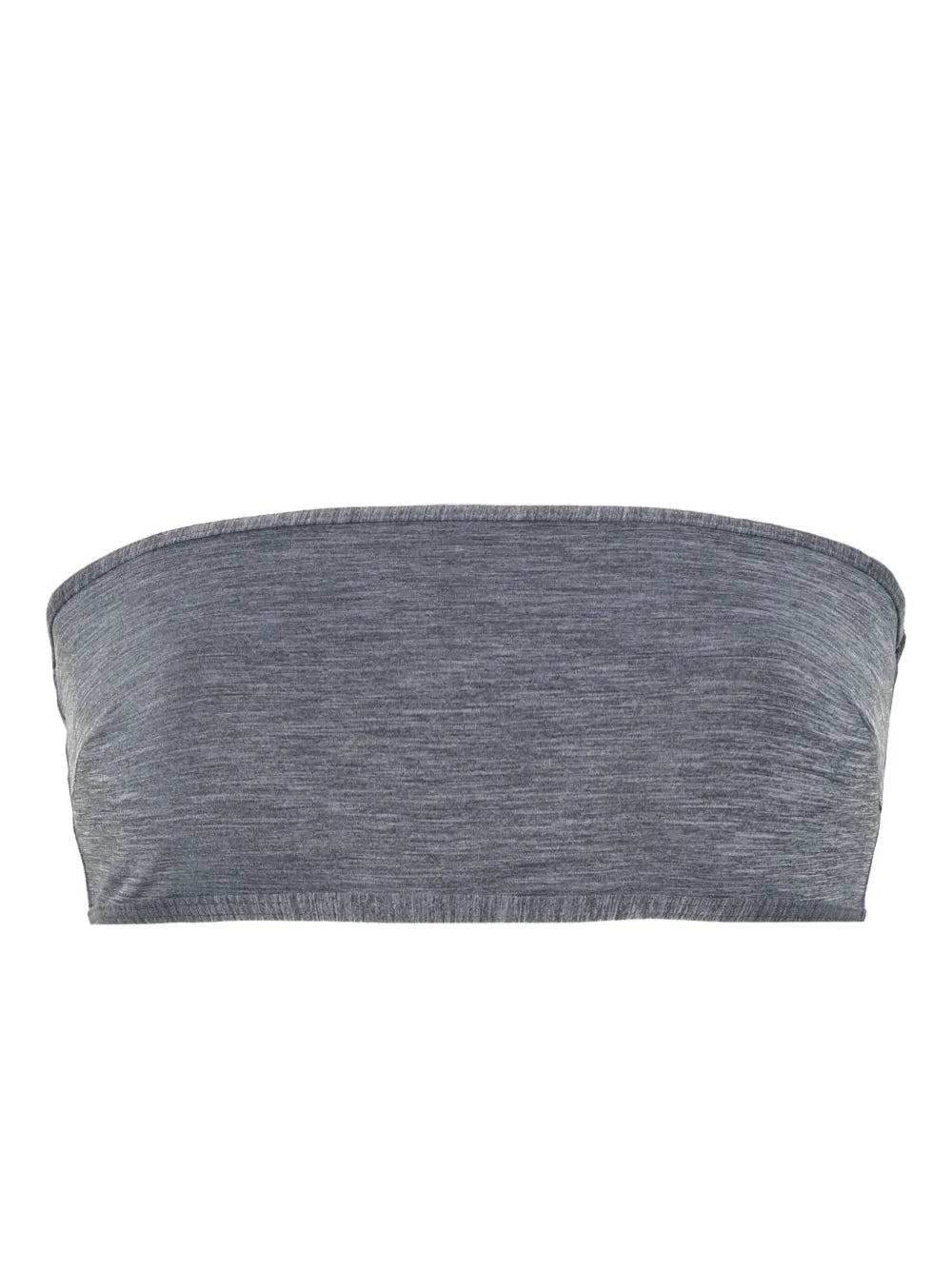 Mélange-Effect Bikini Top