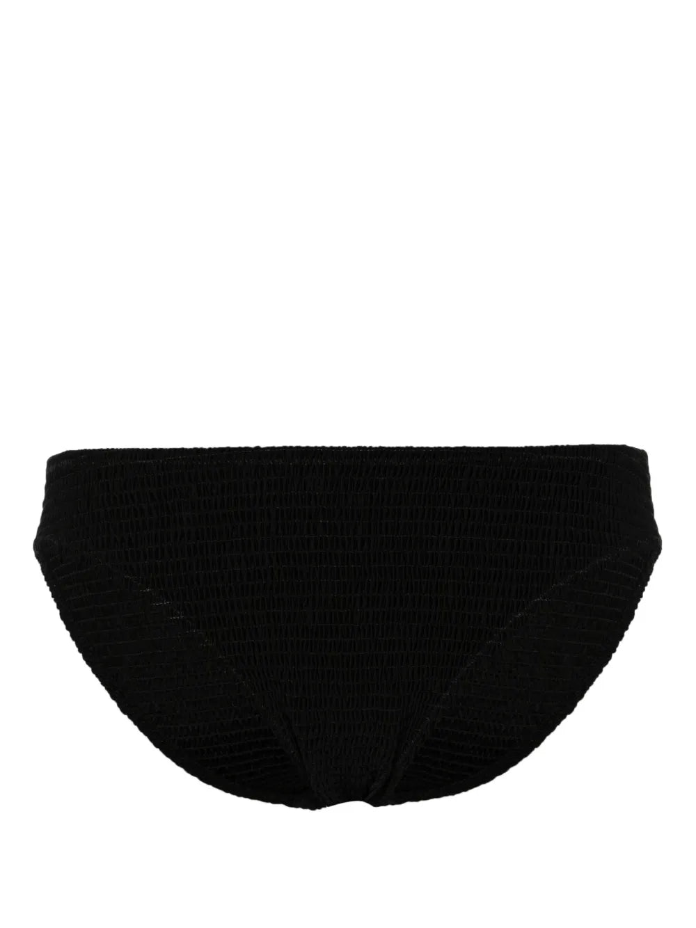 Mid-Rise Smocked Bikini Bottoms